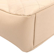 Circa 1995 Caviar Skin PST Tote Bag Beige