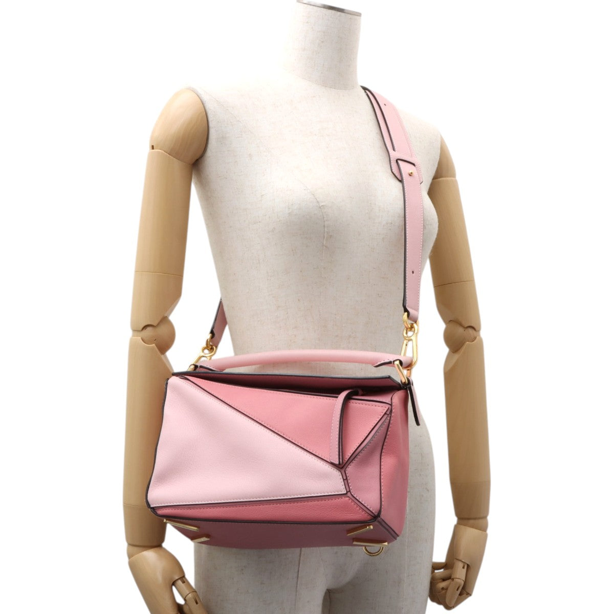 拼图小号双向包 粉色