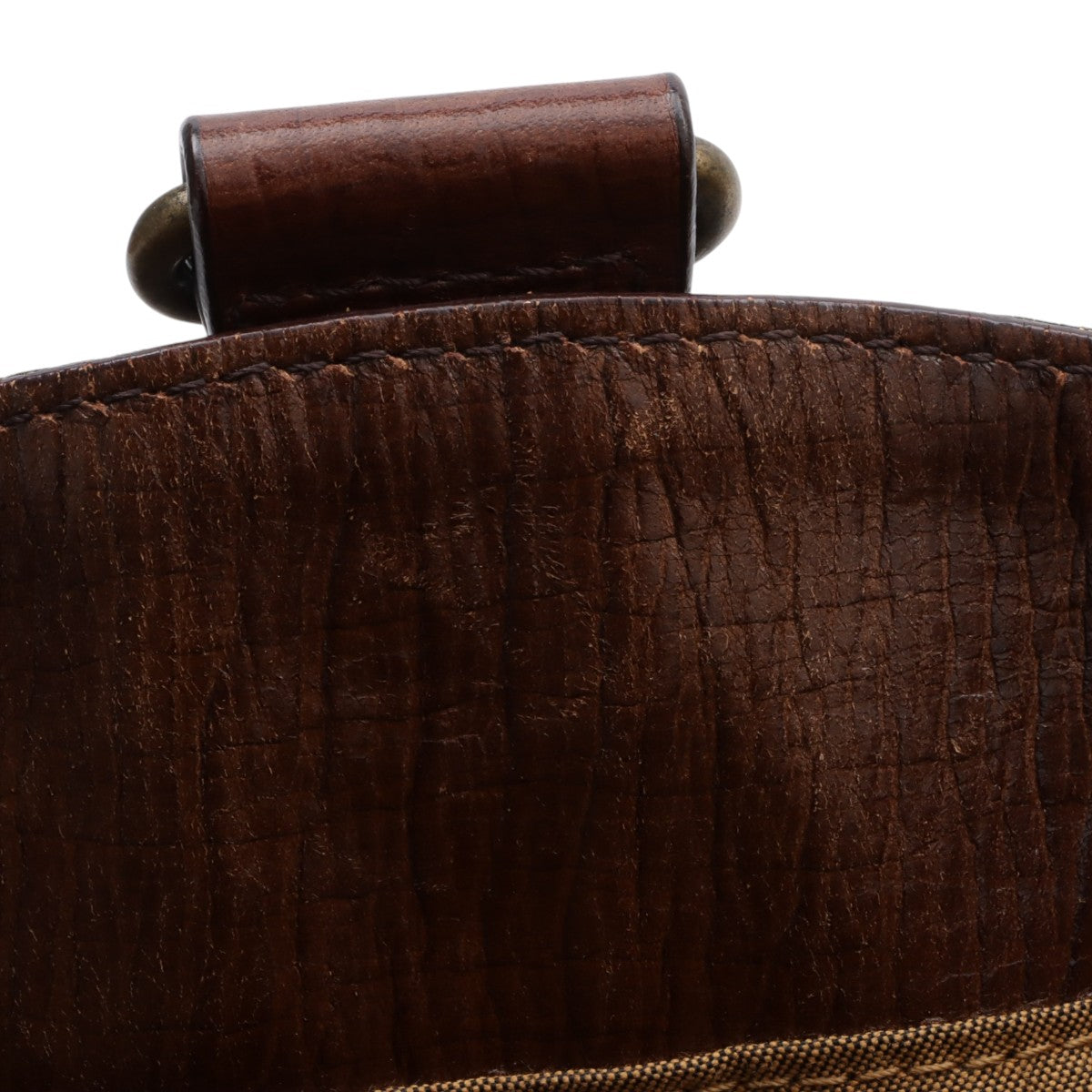 Etnico Zucca Pattern Handbag Brown