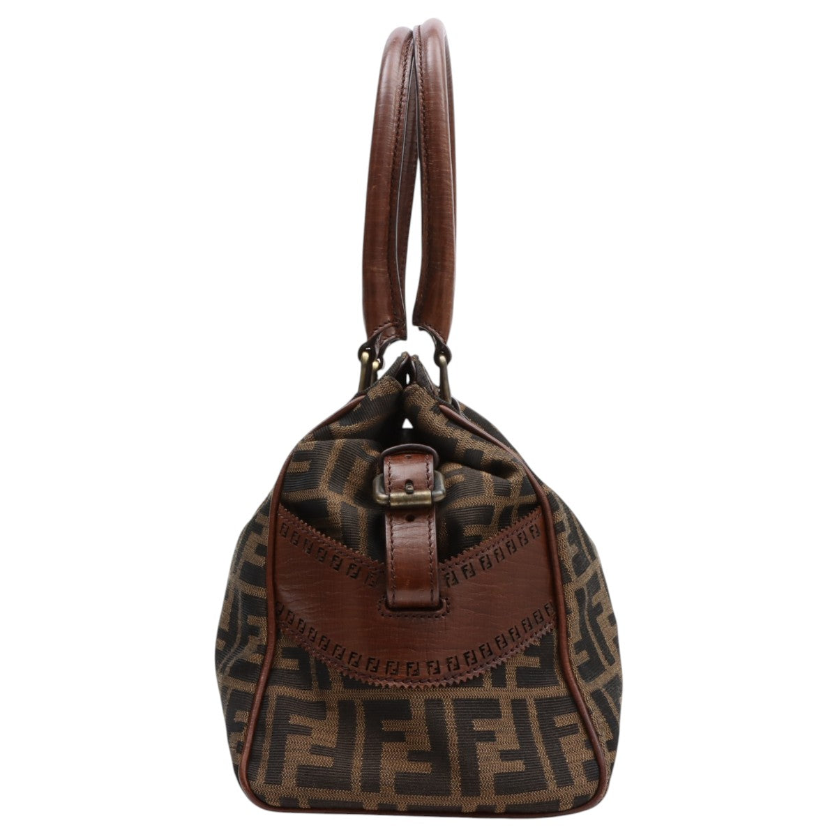 Etnico Zucca Pattern Handbag Brown