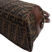 Etnico Zucca Pattern Handbag Brown