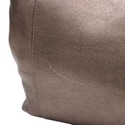 Anagram Logo Plate Shoulder Bag Bronze