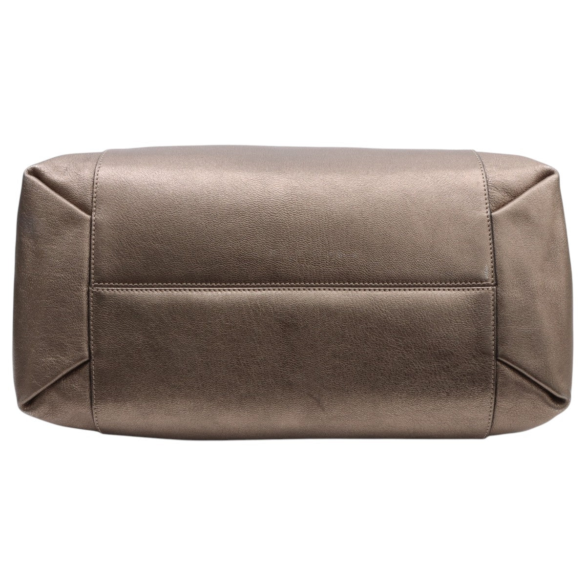 Anagram Logo Plate Shoulder Bag Bronze