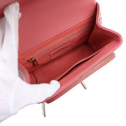 2019 Caviar Skin Business Affinity 2-Way Bag Pink