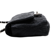 Circa 2010 Icon Pattern CC Mark Chain Bag Black