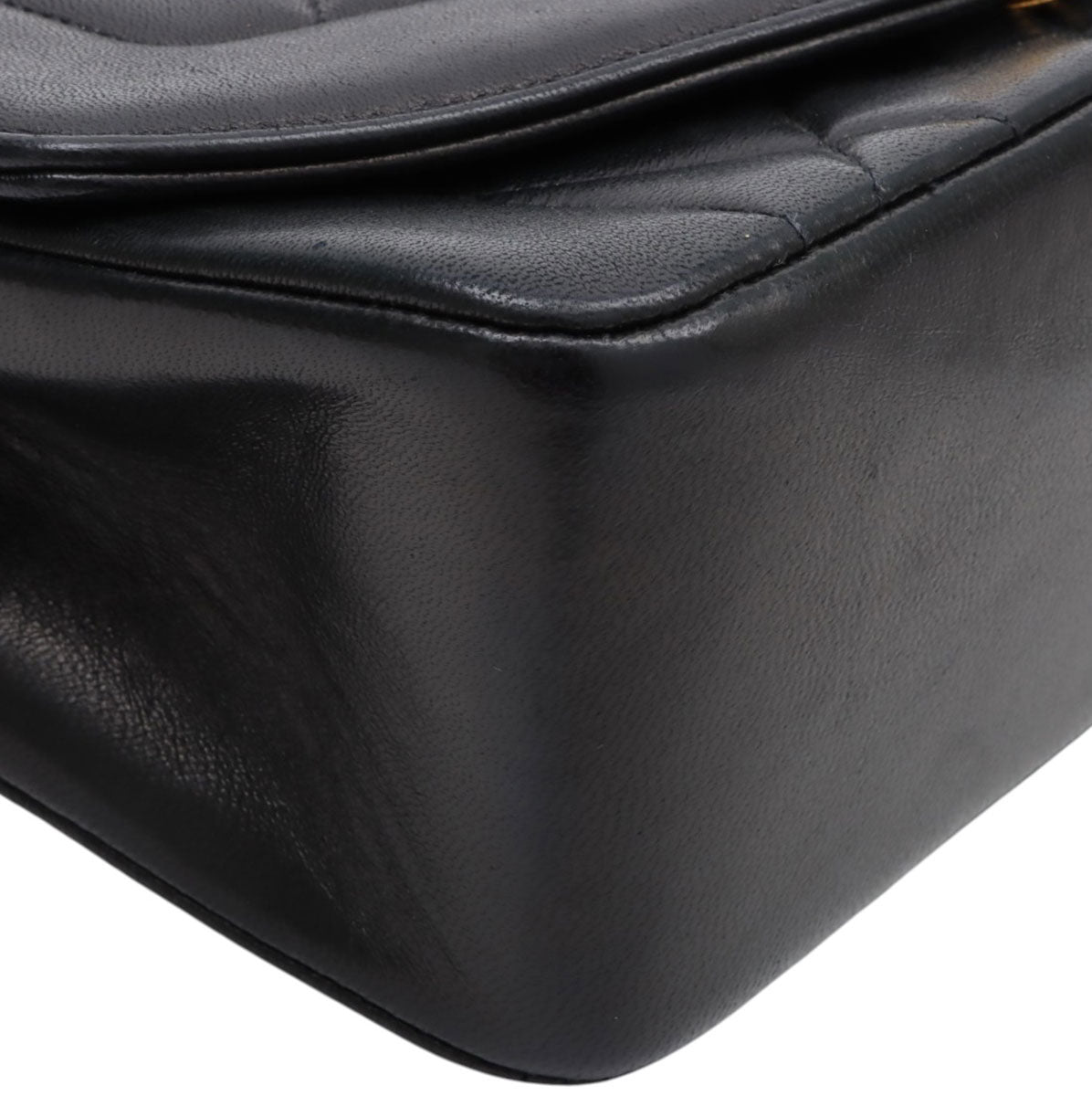 Diana Flap Chain Bag 22cm, Black (circa 1992)