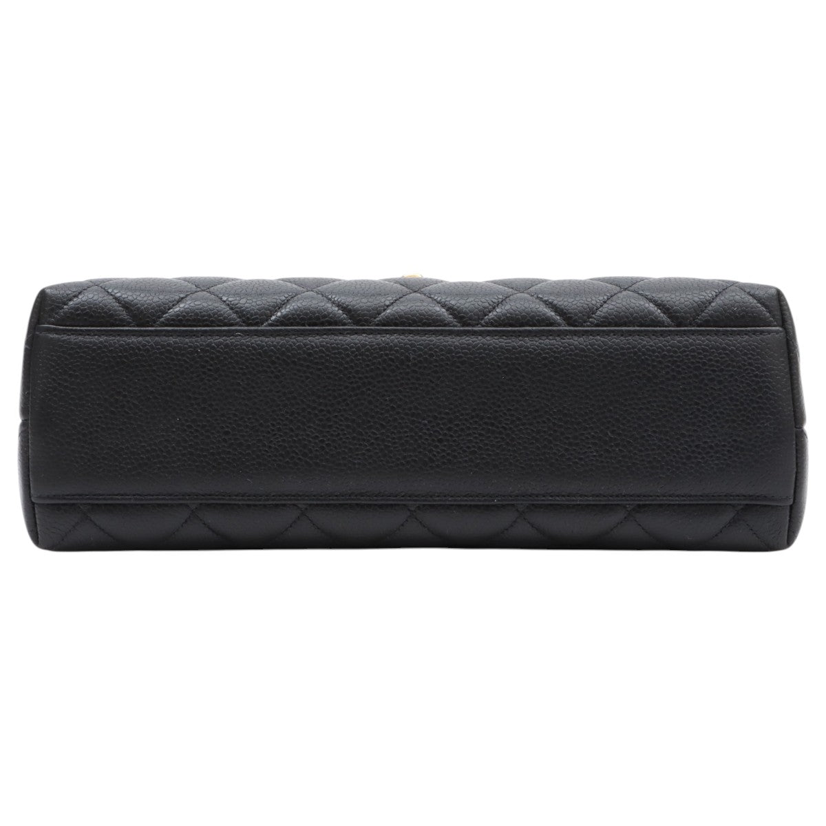 Circa 1997 Caviar Skin CC Turnlock Handbag, Black