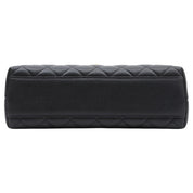 Circa 1997 Caviar Skin CC Turnlock Handbag, Black