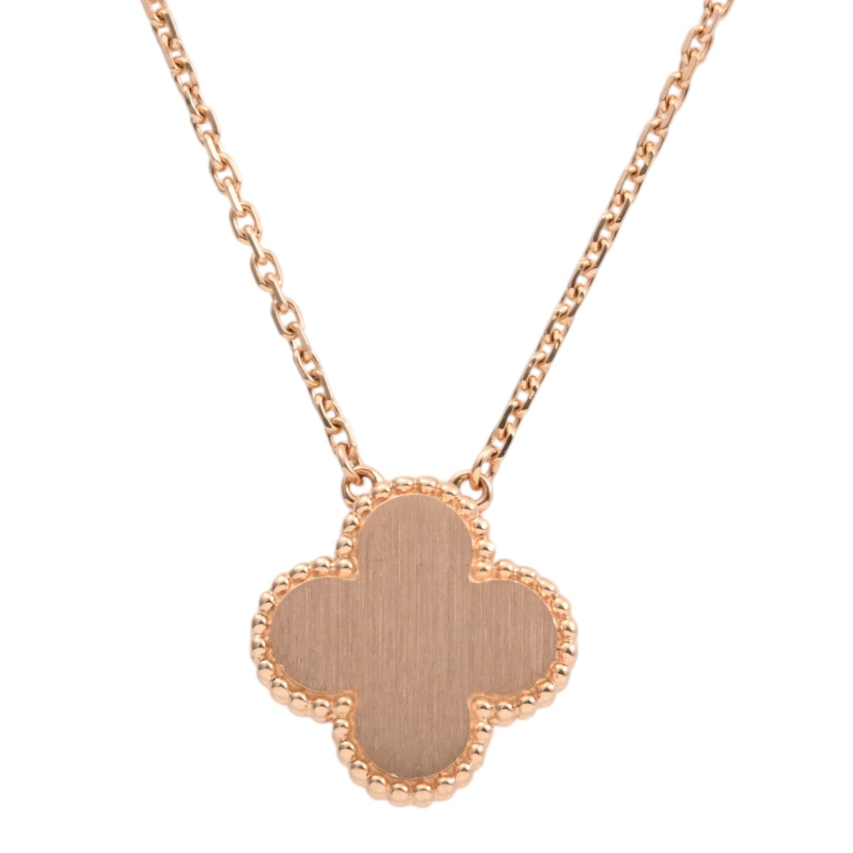 2015 Holiday Season Limited Edition Vintage Alhambra Necklace, Pink Gold/Pink