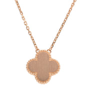 2015 Holiday Season Limited Edition Vintage Alhambra Necklace, Pink Gold/Pink