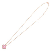 2015 Holiday Season Limited Edition Vintage Alhambra Necklace, Pink Gold/Pink