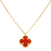 18K Sweet Alhambra necklace red/yellow gold
