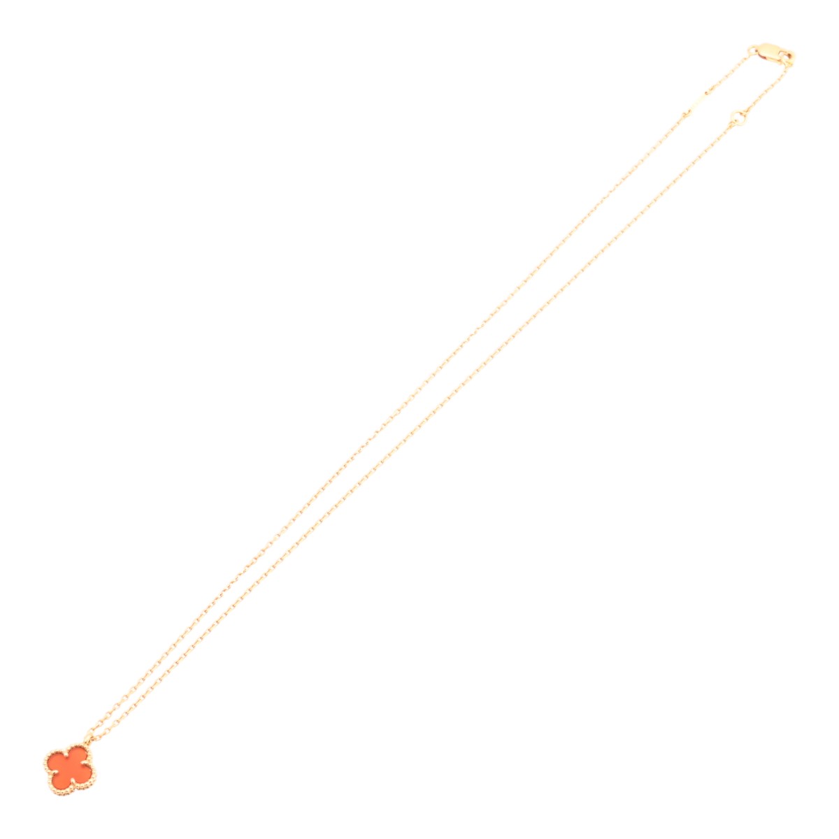 18K Sweet Alhambra necklace red/yellow gold