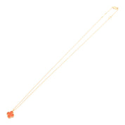 18K Sweet Alhambra necklace red/yellow gold