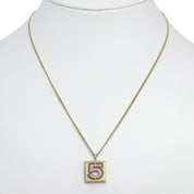 2002 NO.5 Motif Necklace Gold