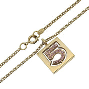 2002 NO.5 Motif Necklace Gold
