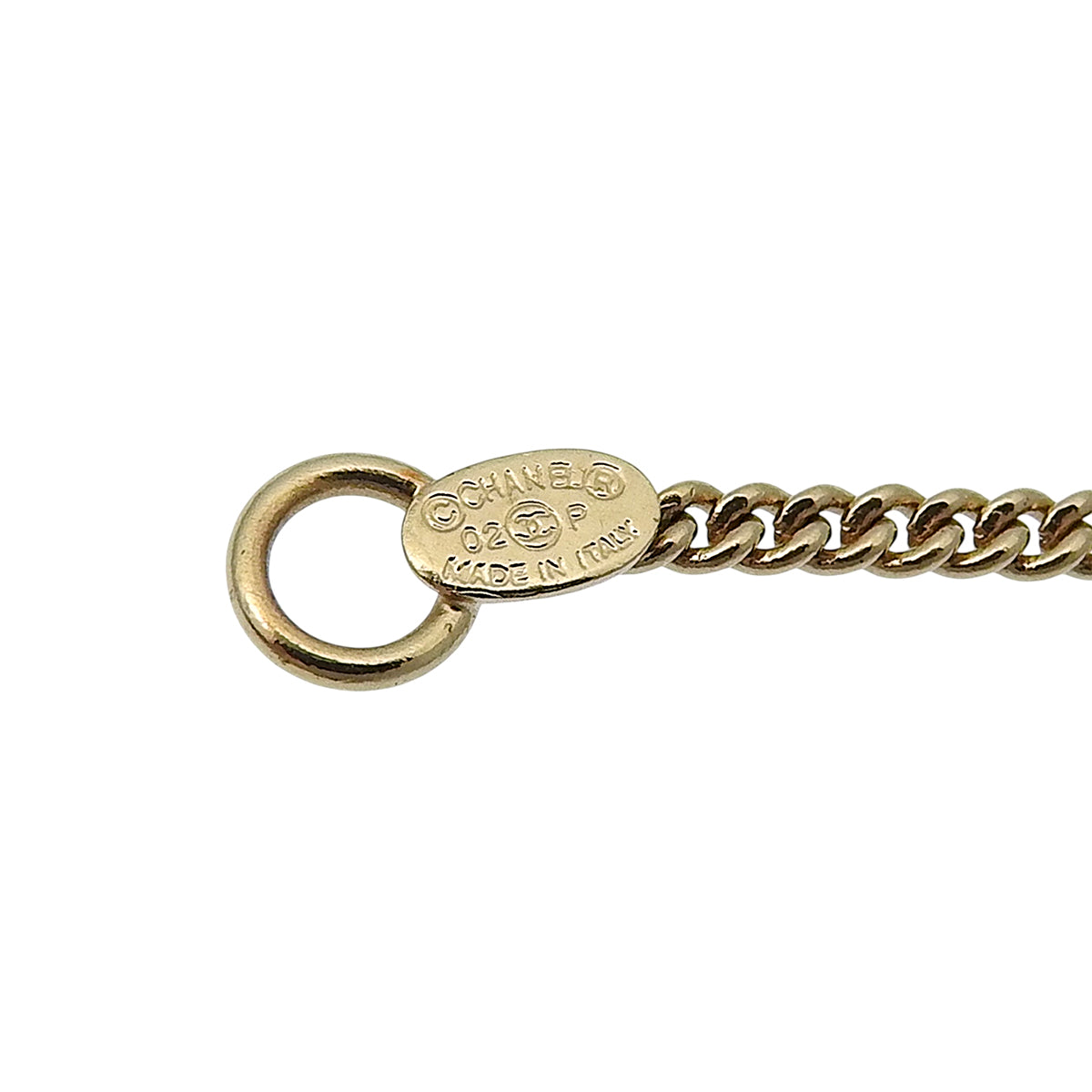2002 NO.5 Motif Necklace Gold