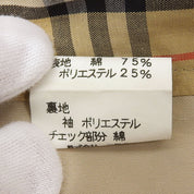 ノバチェックライニングステンカラーコート #9 ベージュ