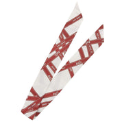 Bolduc Pattern Twilly Red/White