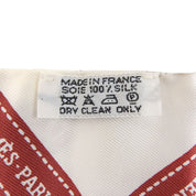 Bolduc Pattern Twilly Red/White