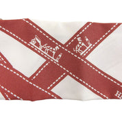 Bolduc Pattern Twilly Red/White