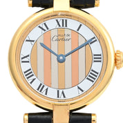 SV925 Must Vendôme Vermeil SM W1002453 Quartz Silver