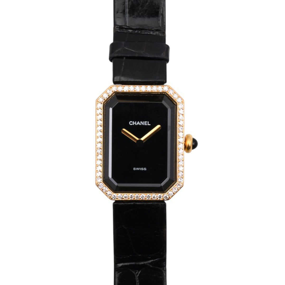 18K 钻石 Première H0094 石英 黑色