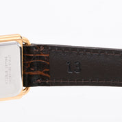 Rectangular Watch 58.122 Quartz Quartz Gold