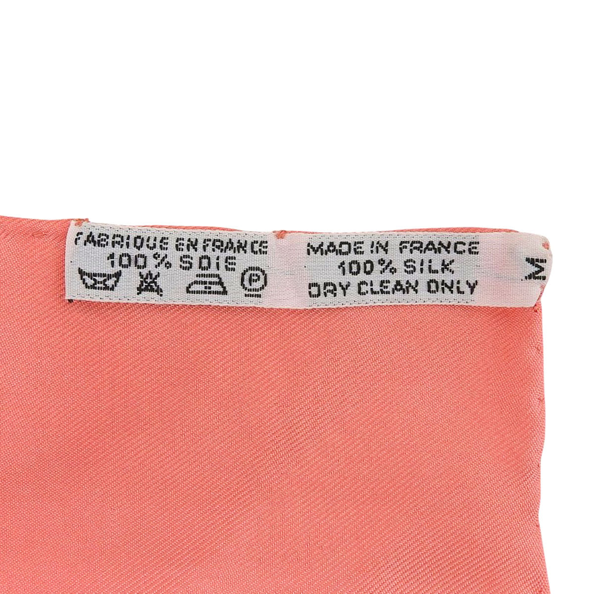 Carre 90 VIVE LE VENT Scarf Pink/White