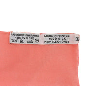 Carre 90 VIVE LE VENT Scarf Pink/White