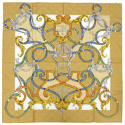 Carre 90 LINSTRVCTION DV ROY Scarf Brown/Multi
