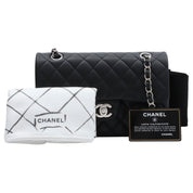 Classic Flap Chain Bag, 23cm, Black, Circa 2020