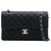 Classic Flap Chain Bag, 23cm, Black, Circa 2020