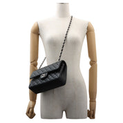 Classic Flap Chain Bag, 23cm, Black, Circa 2020