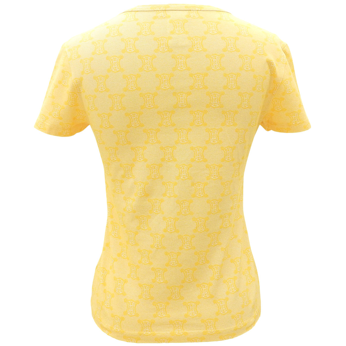 パリマカダムパターンTシャツ #M イエロー