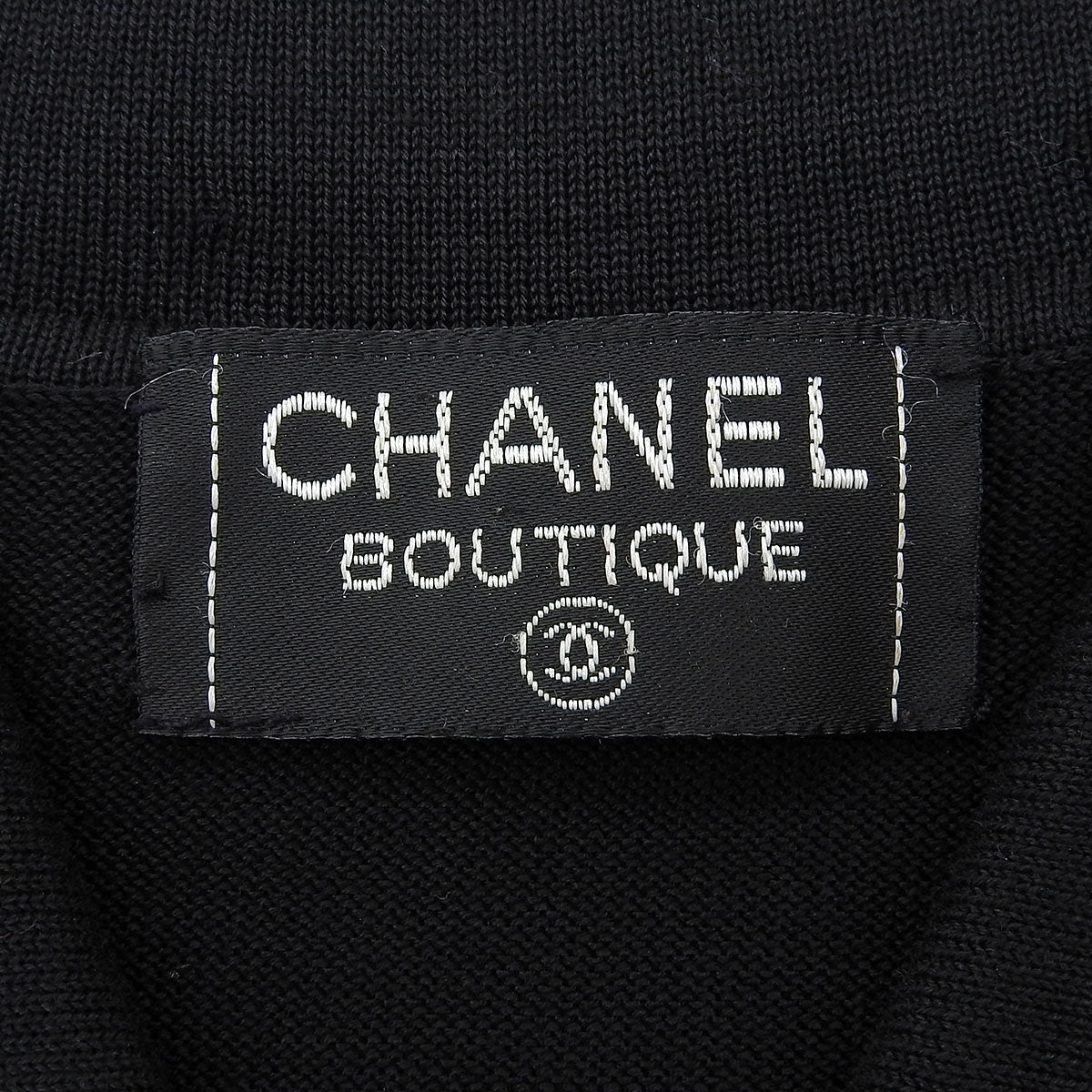CC Mark Button Sleeveless Top #44 Black