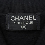 CC Mark Button Sleeveless Top #44 Black