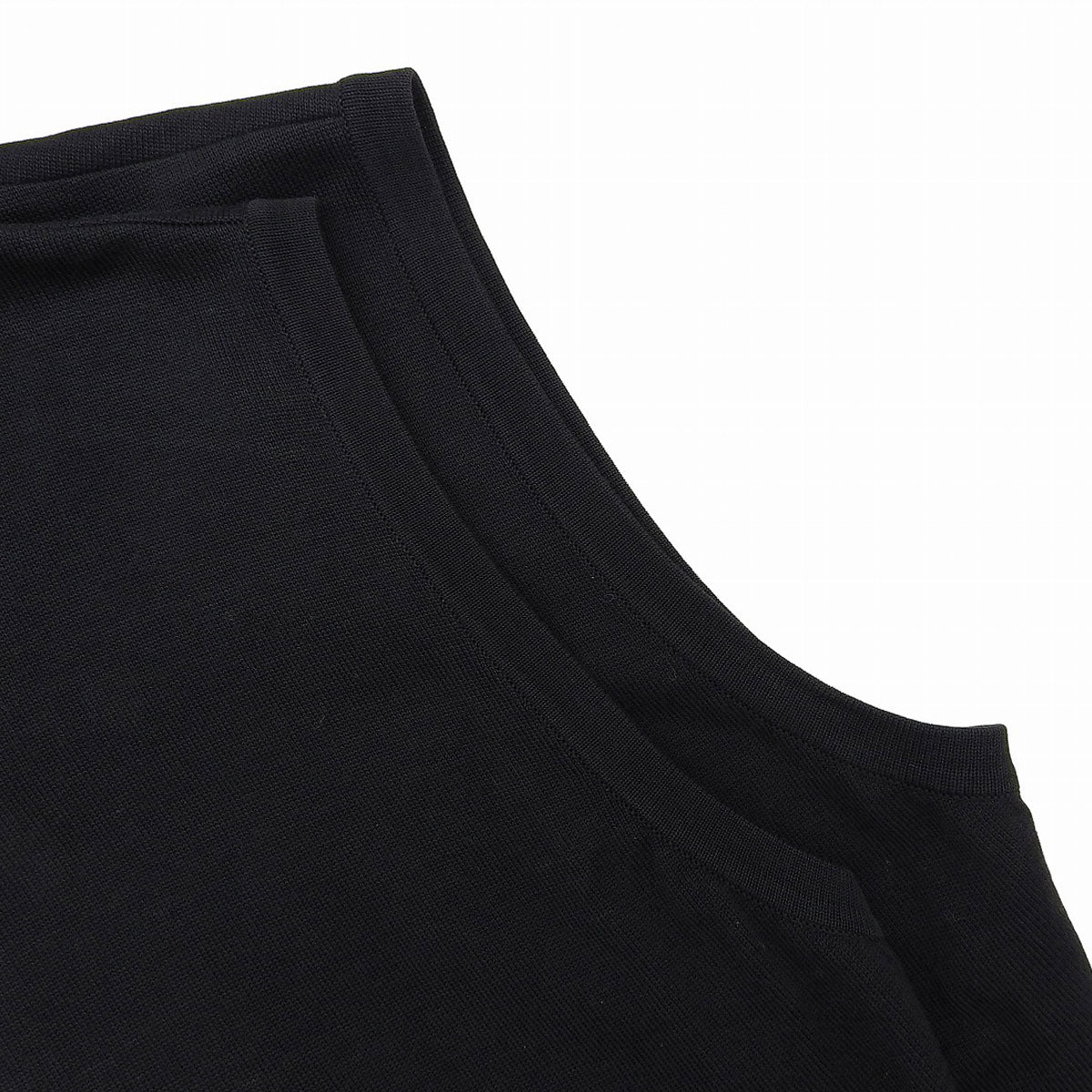 CC Mark Button Sleeveless Top #44 Black