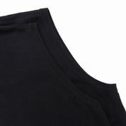 CC Mark Button Sleeveless Top #44 Black