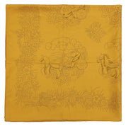 Carré 90 Sophie Silk Scarf Mustard