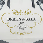 カレ90 BRIDES de GALAスカーフ ライトブルー/ホワイト/マルチ