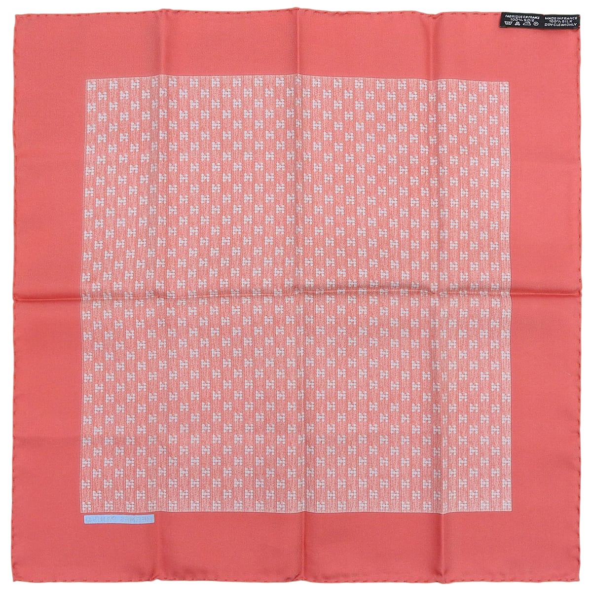 Carré 45 H Logo Scarf Red