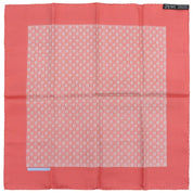 Carré 45 H Logo Scarf Red