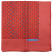 Carré 45 H Logo Scarf Red