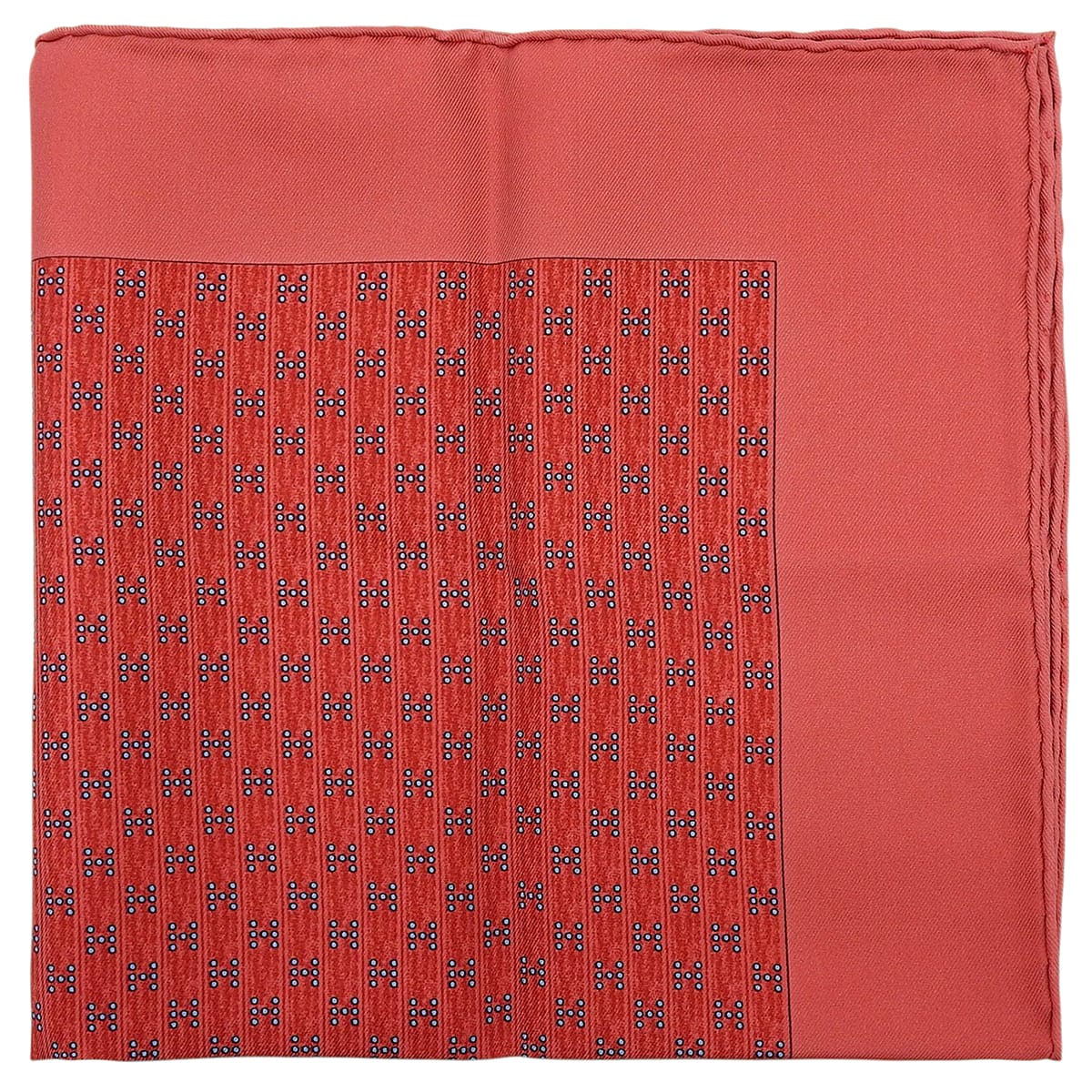 Carré 45 H Logo Scarf Red