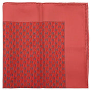 Carré 45 H Logo Scarf Red