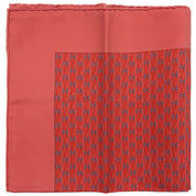 Carré 45 H Logo Scarf Red