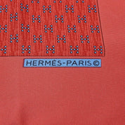 Carré 45 H Logo Scarf Red