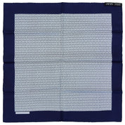 カレ45 Hロゴスカーフ ネイビー