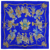 Scarf LES FETES DU ROI SOLEIL Blue/Multi